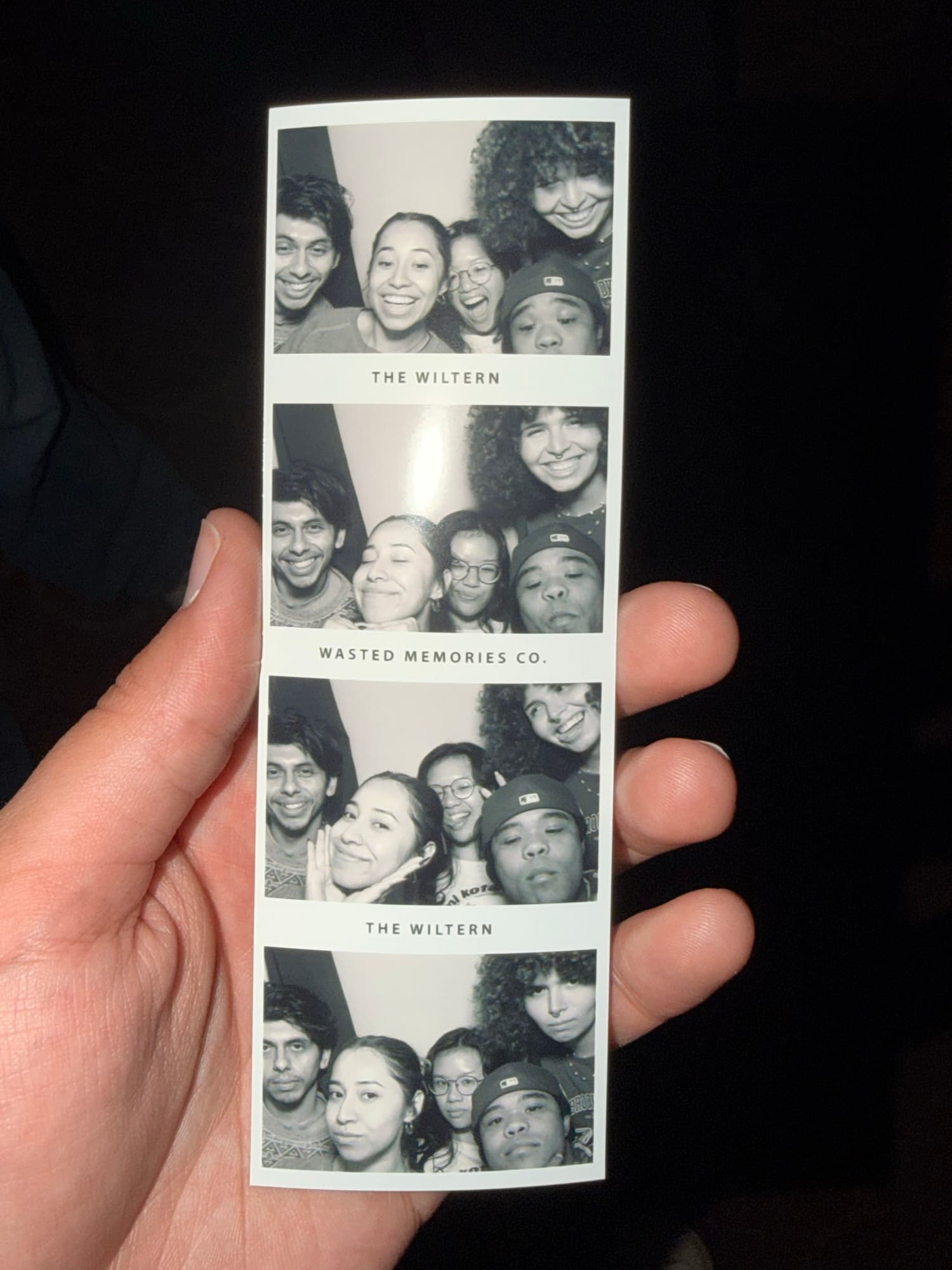 Photo booth of the team